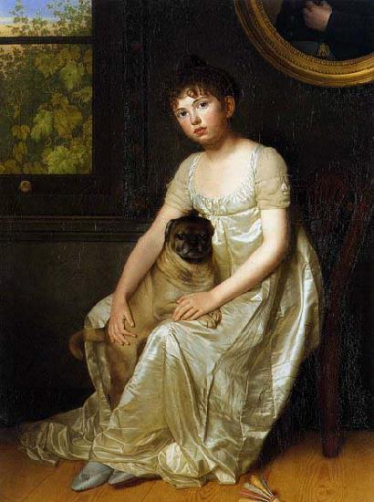 unknow artist Portrait of Sylvie de la Rue oil painting image